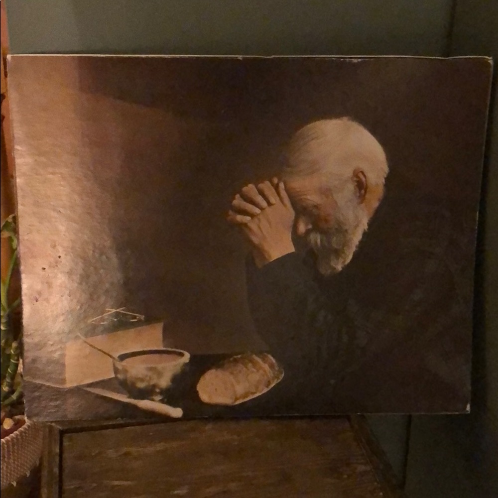 Classic print (no frame) "Old Man Praying"